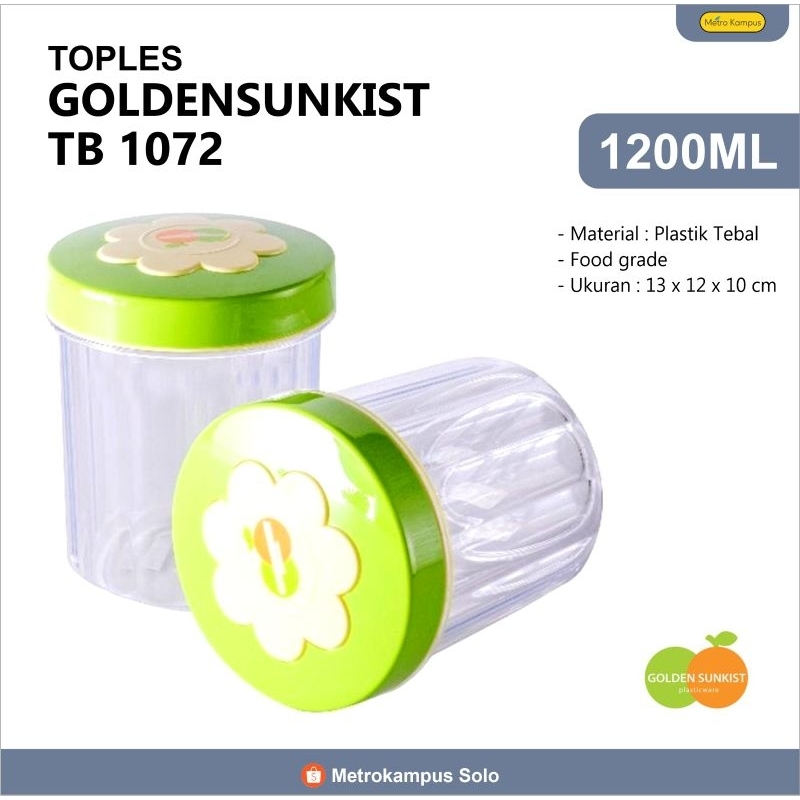 TOPLES GOLDENSUNKIST TB 1072 / Toples bulat/Toples Kue Mika