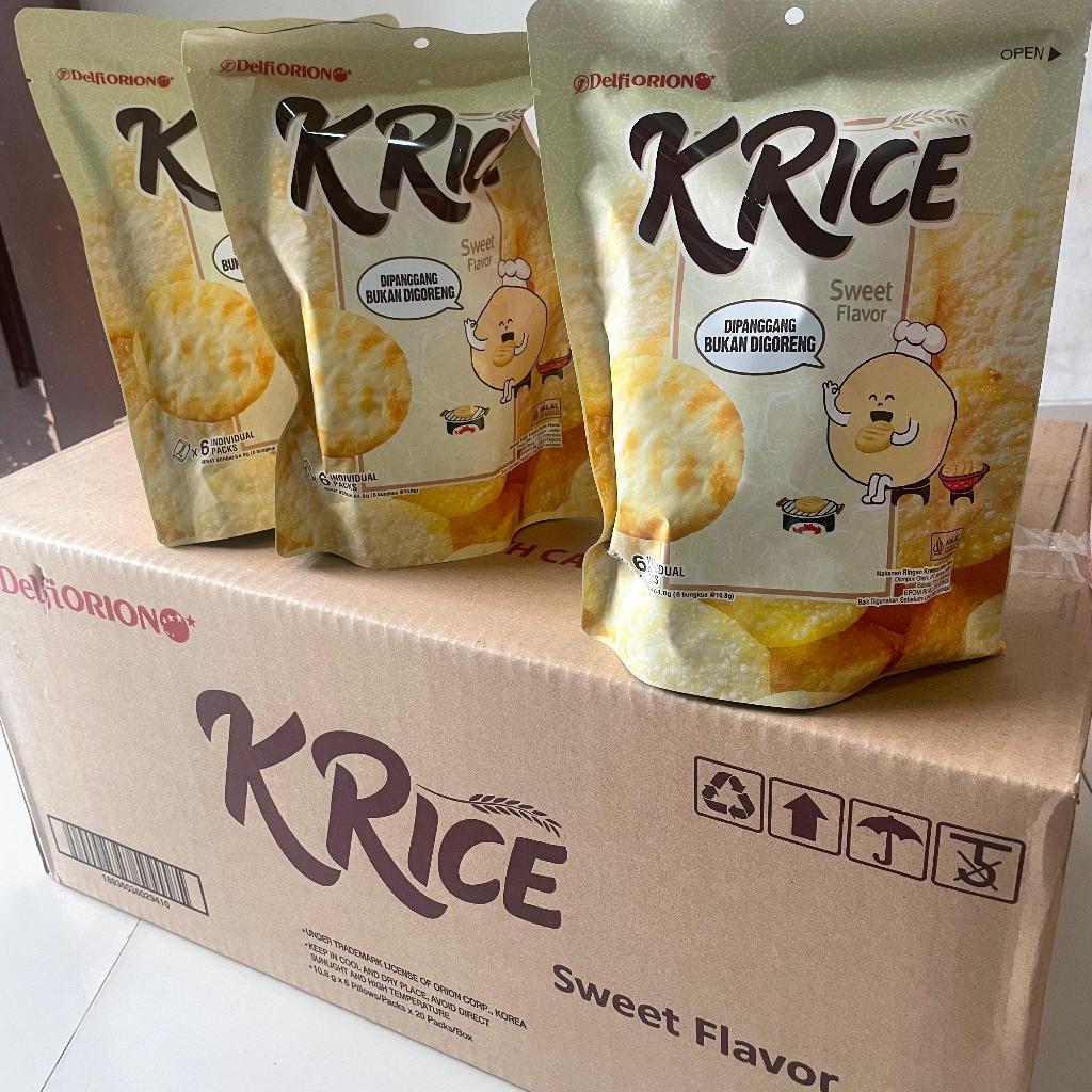 

ady78 DELFI ORION K'RICE SWEAWEED / CHEESE POTATO / SWEET ORI CRACKERS KOREA KREKERS BERAS KRICE