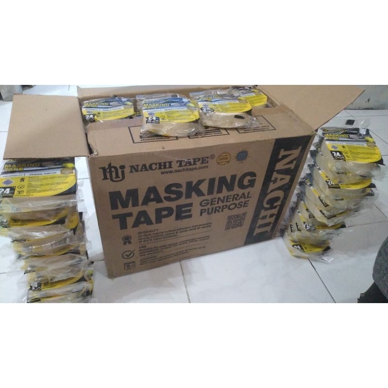 

Nachi Tape Masking 24mm 20 yards/ isolasi kertas