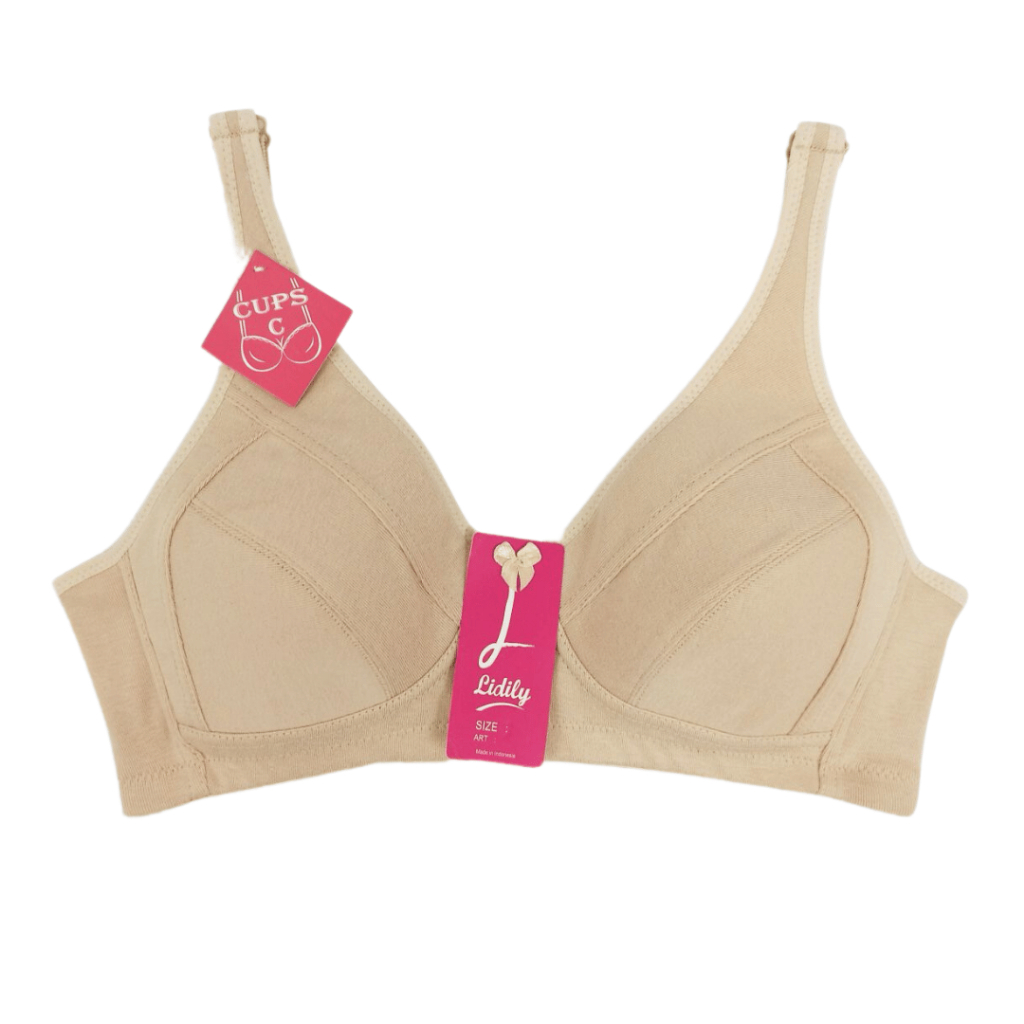 BH Lidily L030 | BH LydylySport Katun Tanpa Kawat Tanpa Busa Big Cup Extra Size | BH Jumbo