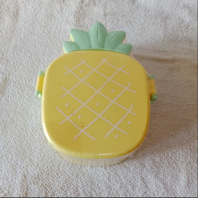 KOTAK BEKAL BENTUK BUAH NANAS / KOTAK BEKAL UNTUK ANAK / LILA JAYA PERABOT