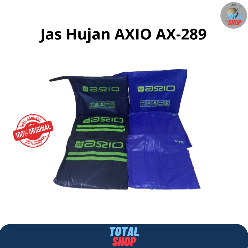 Jas Hujan Axio 289 / Jas Hujan Axio Karet 289 / Setelan Jas Hujan Axio Karet 289