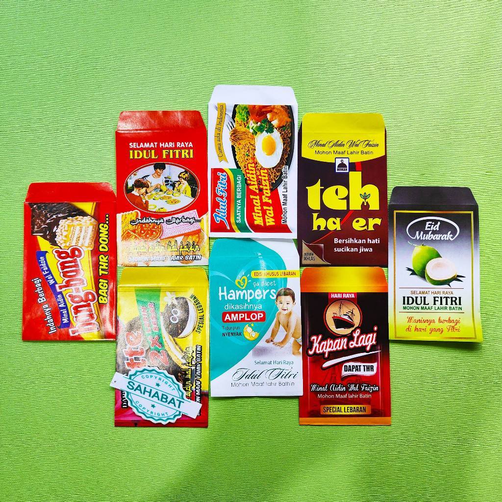 

[ 50 PCS ] AMPLOP / ANGPAU LEBARAN GAMBAR SNACK SERI B UKURAN MEDIUM ISI 50
