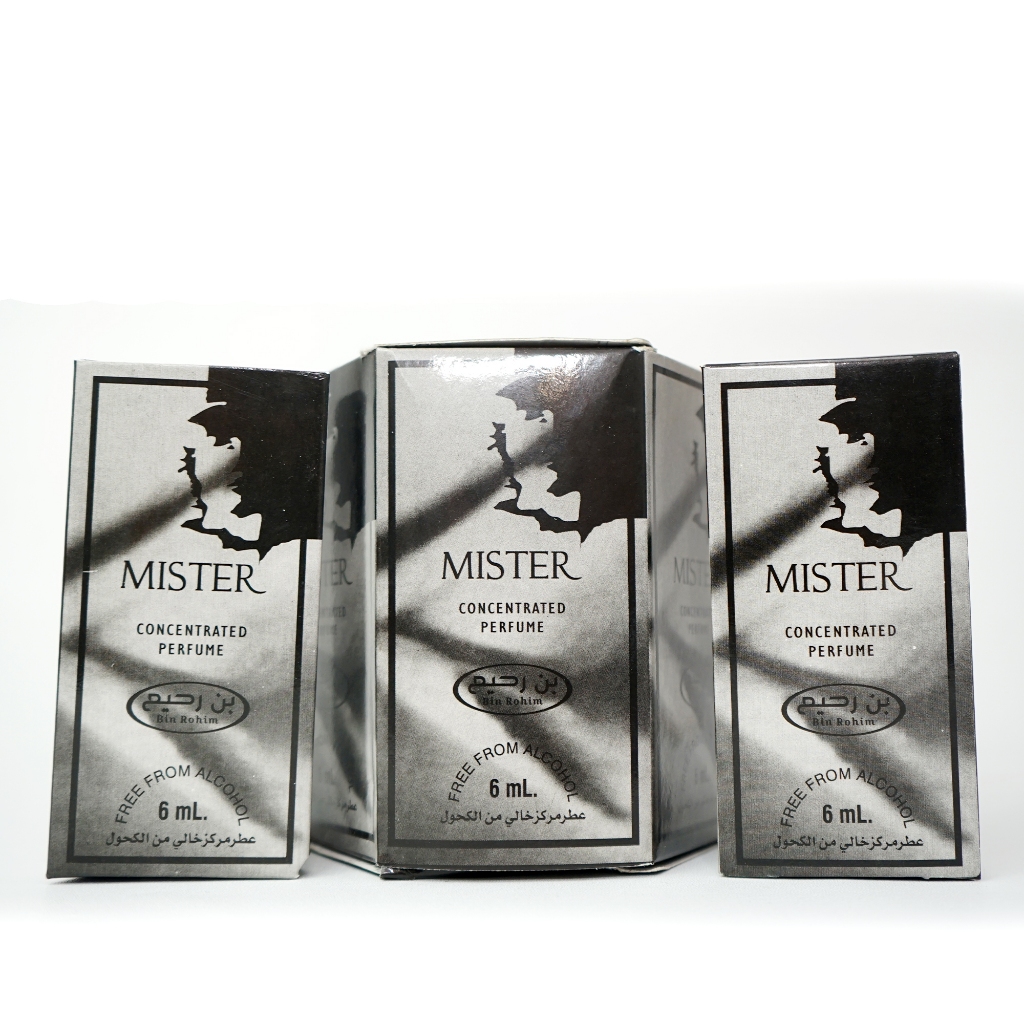PARFUM MISTER 6pcs 1 Box | Parfum Permen Karet Bin Rohib - Parfum Roll On Non Alk0hol 6 ML