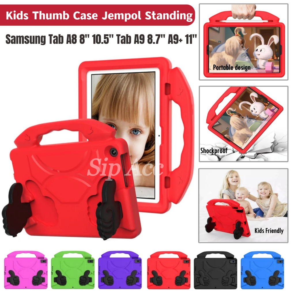 Samsung Tab A9 / Tab A9 Plus / Tab A8 / 8.7 10.5 11 inch 2019 2022 2023 Case Tablet Anak Casing Tab 