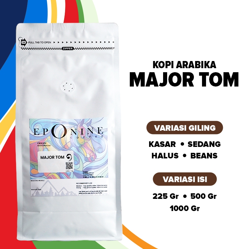 

Kopi Arabika Major Tom Blackstar Biji Bubuk Giling Arabica Eponine Coffee Beans Coarse Paper Filter Espresso