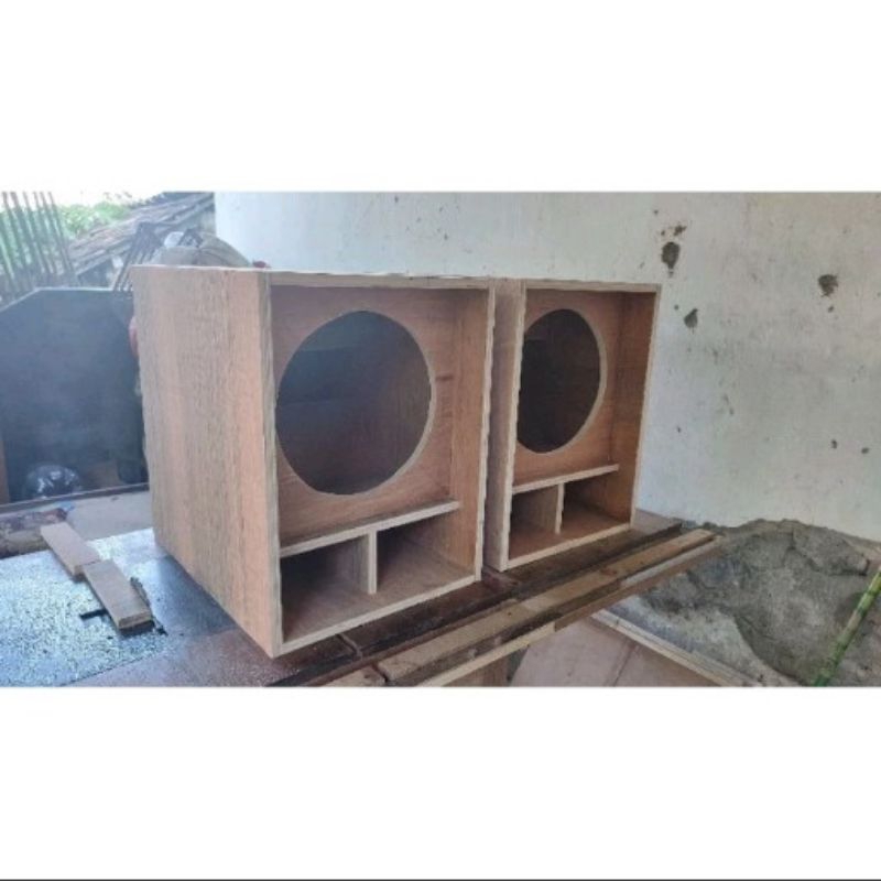 Box speaker subwoofer miniscoop 15 inch &amp; 12 inch tebal 15 mm