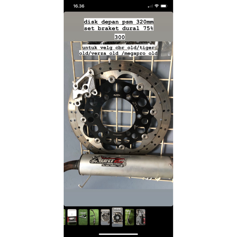 Disk Psm 320mm 2nd cbr old tiger old verza old