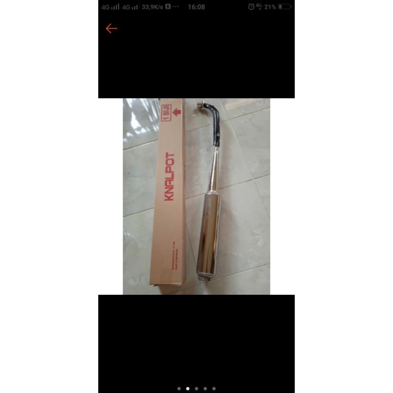 knalpot motor standar Vega r lama