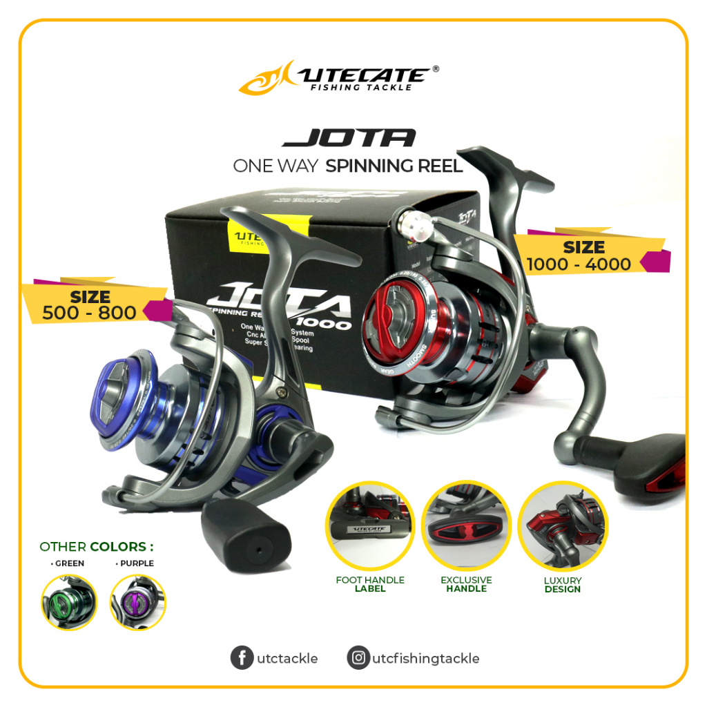 Reel Spinning UTECATE Jota One Way Spinning Reel