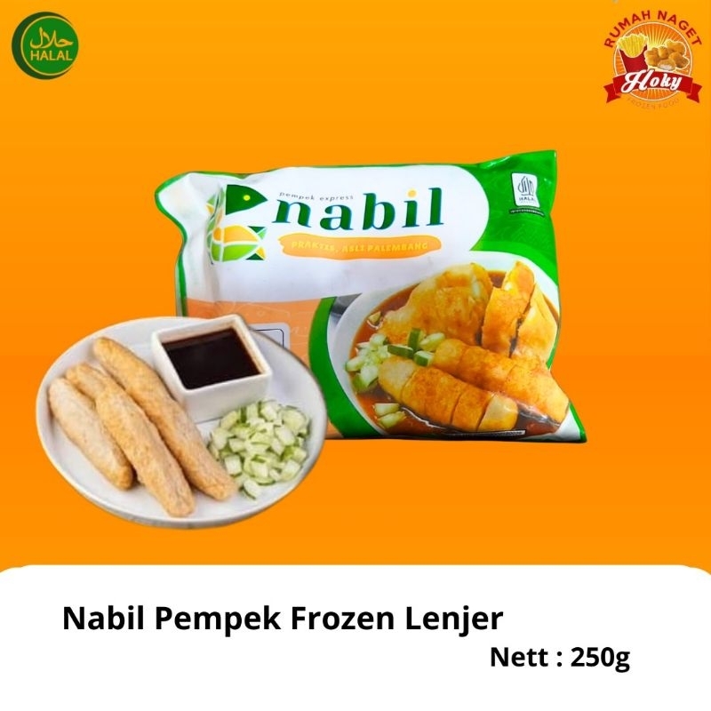 

Pempek Nabil Frozen Lenjer isi 5 + Sambal