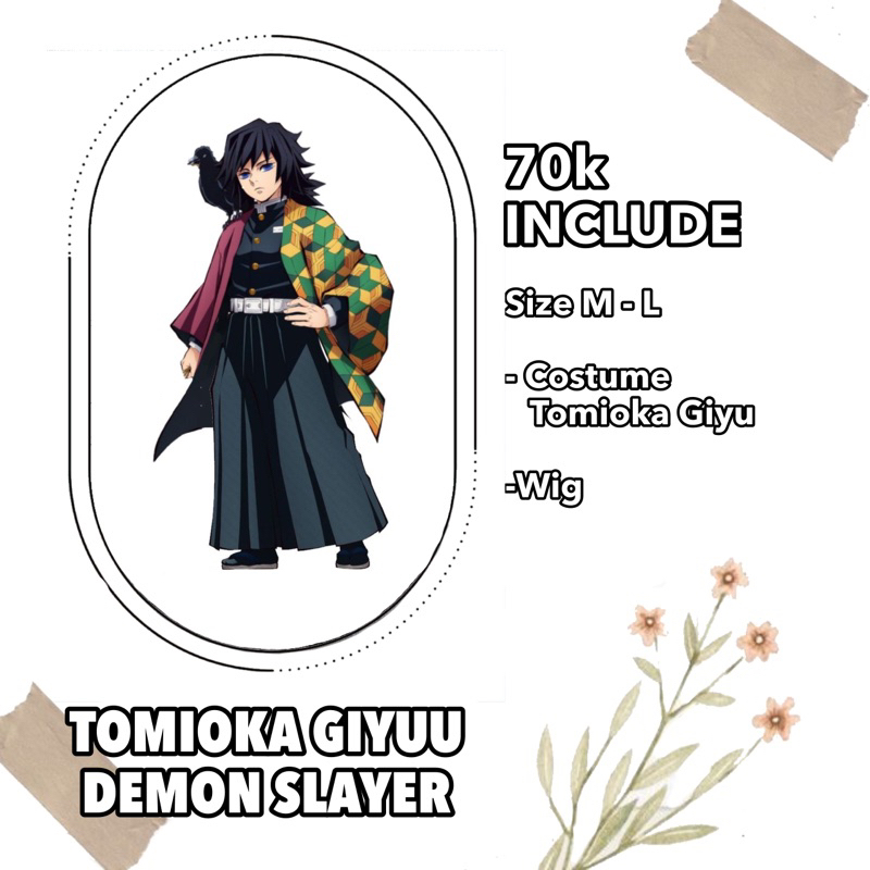 RENTAL MURAH TOMIOKA GIYUU DEMON SLAYER