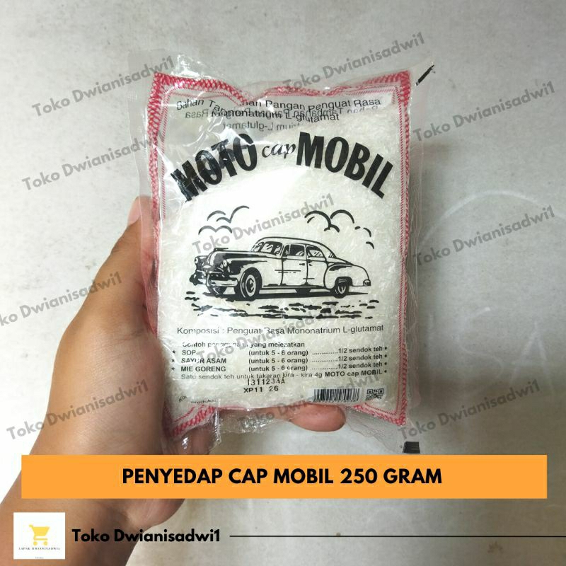 

Penyedap Cap Mobil 250 gr / Moto Penyedap Makanan