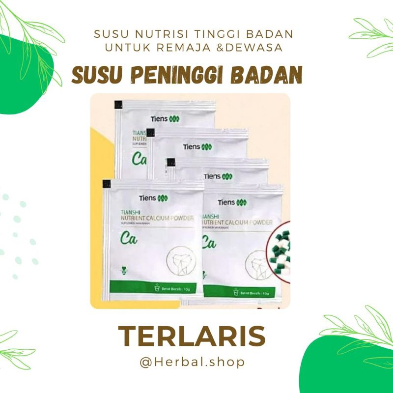 

Susu peninggi Badan Tiens// NHCP Nutrient high calsium powder original 1 bok