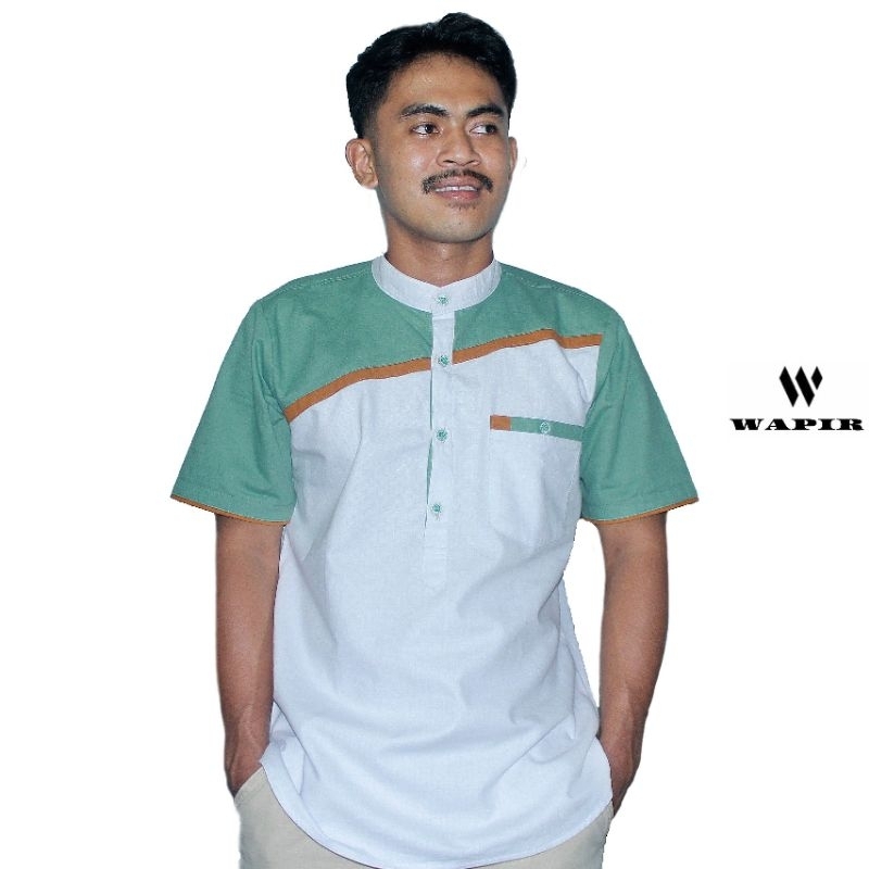 baju koko pria wapir kerah shanghai