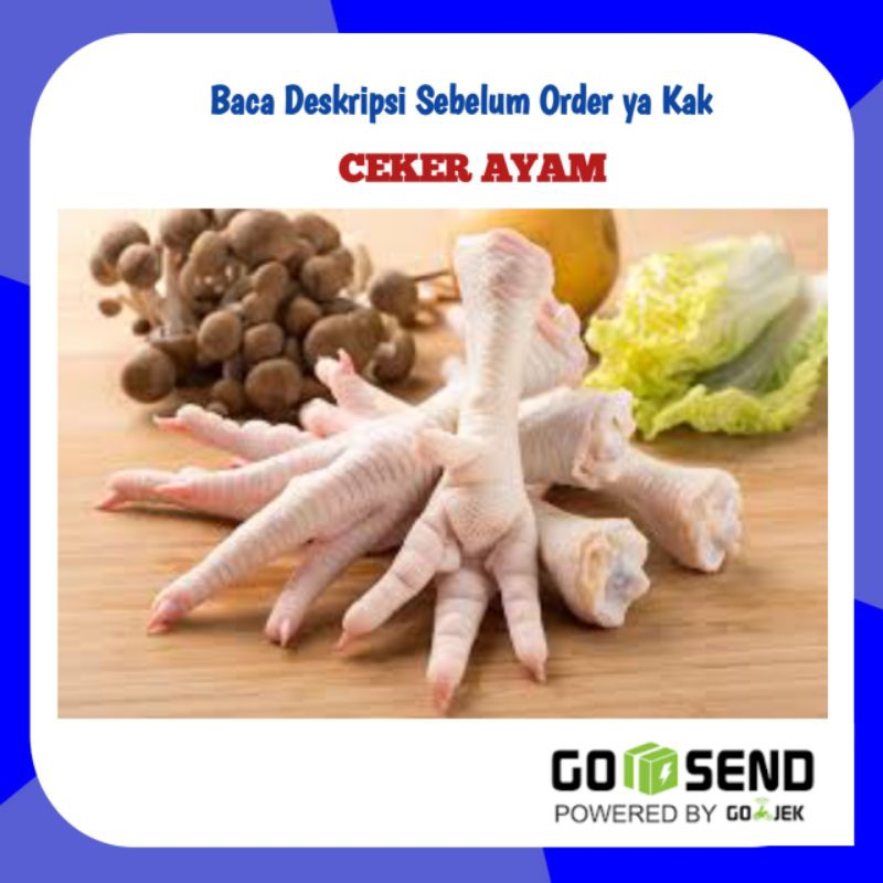 

Ceker Ayam Fresh Per 500gram - Sayur Sayuran Lengkap Online Palembang