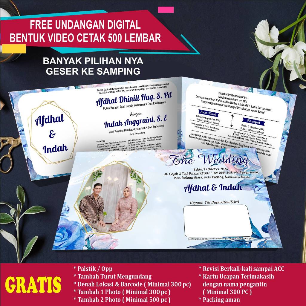 Undangan Pernikahan Unik Undangan Pernikahan Biasa Buat Undangan Pernikahan