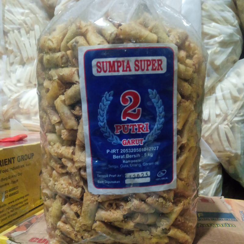 

sumpia udang super premium merk 2 putri isi 5kg/bal