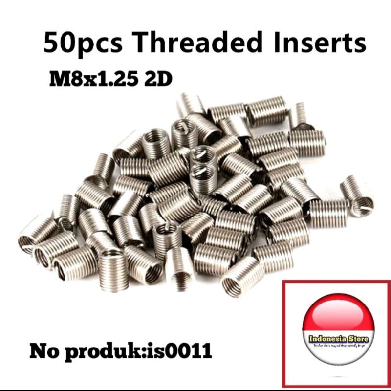 Paket 50pcs recoil m8x1.25 2D recoil baut kunci 12 recoil baut 12 recoil drat 12