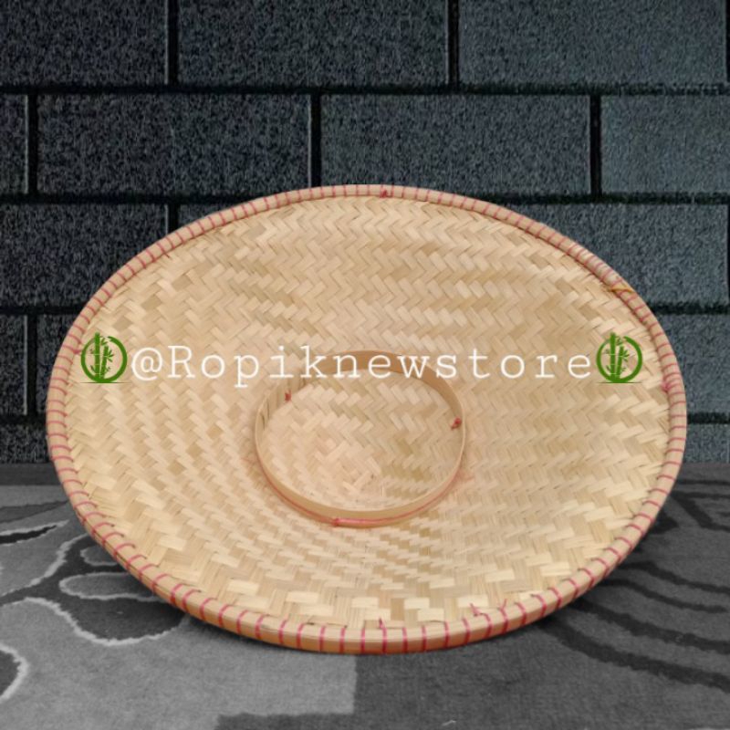 FREE ONGKIR [ GROSIR ]TOPI CAPING BAMBU/TOPI PETANI/TUDUNG CETOK/CAPING