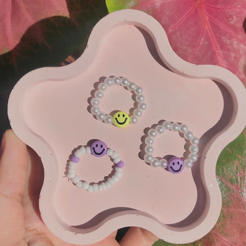 Cincin beads Smile | Ring Beads Smile | Cincin Smile | Korean Ring | Cincin KPOP | Cincin Beads Kore