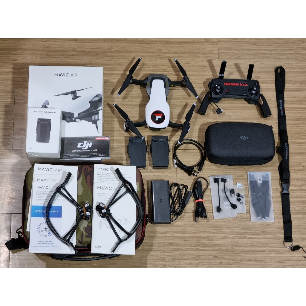 DRONE DJI MAVIC AIR ARCTIC WHITE PUTIH SECOND BEKAS LIKE NEW EX GARANSI RESMI