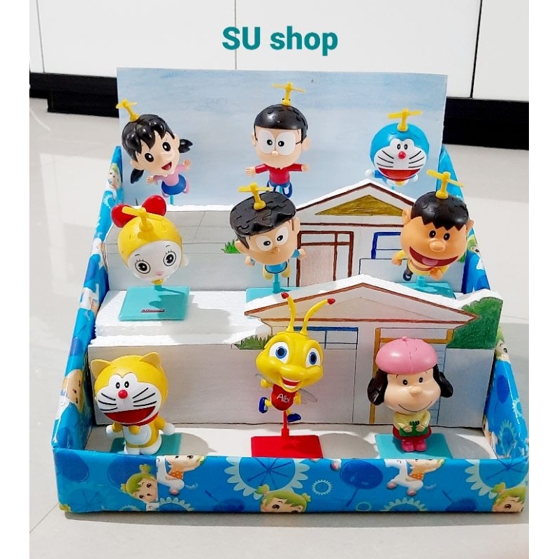 Doraemon & friends (BARU)Mini Figure Alfamart 2013  3D Puzzle