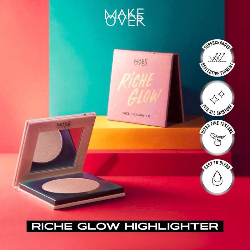 MAKE OVER Riche Glow Face Highlighter  MakeOver Riche Glow Face Highlighter