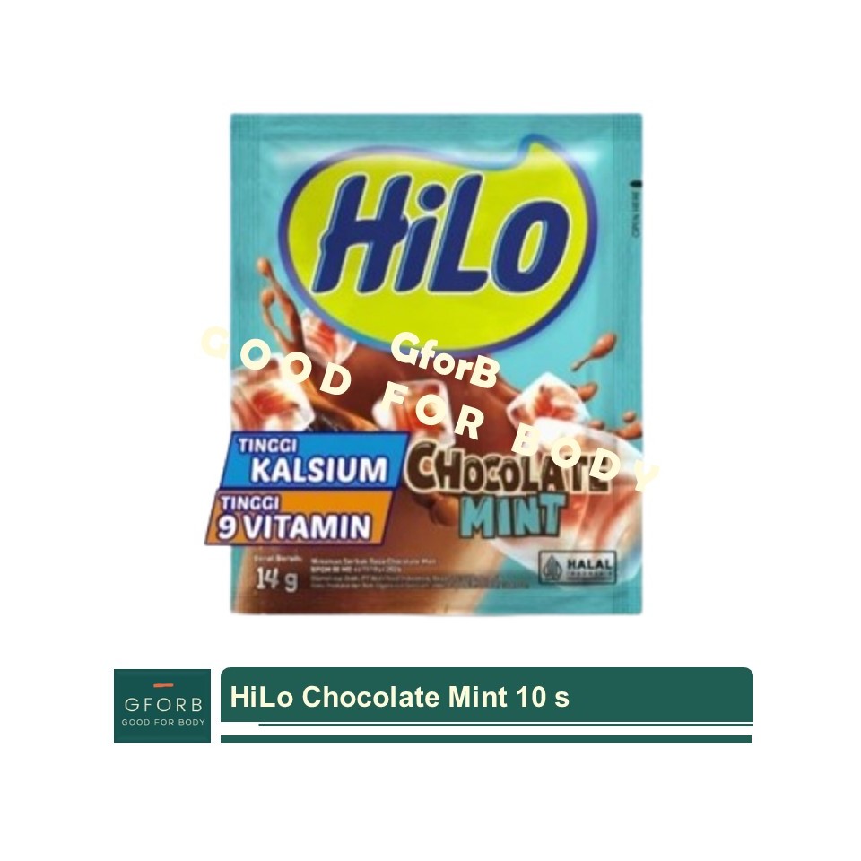 

Hilo RENCENG 10 Sachet Minuman Bubuk Instan Chocolate Mint Cokelat Coklat