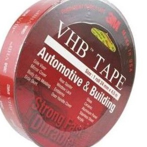 

99 BRANDS FESTIVAL Double Tape VHB 3M 49 24mm dan 12mm Double Tape 3M VHB Double tape merah Lem 3M bolak balik