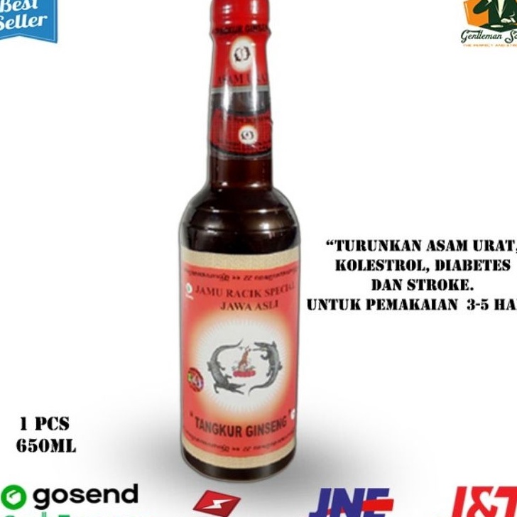 

D2289 JAMU TANGKUR GINSENG ASAM URAT PEGEL LINU 65 ML