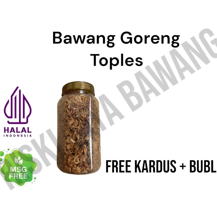 

RealPict Bawang Goreng 2 gram toples gurih dan renyah