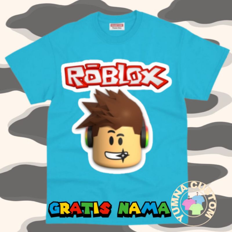 baju anak kaos anak lakilaki perempuan gambar roblox terbaru gratis nama