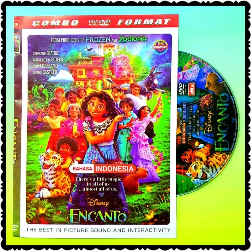 KASET FILM ANAK ANAK KARTUN DISNEY ENCANTO DUBBING INDONESIA-FILM ANAK KARTUN TERBARU-KASET KARTUN B