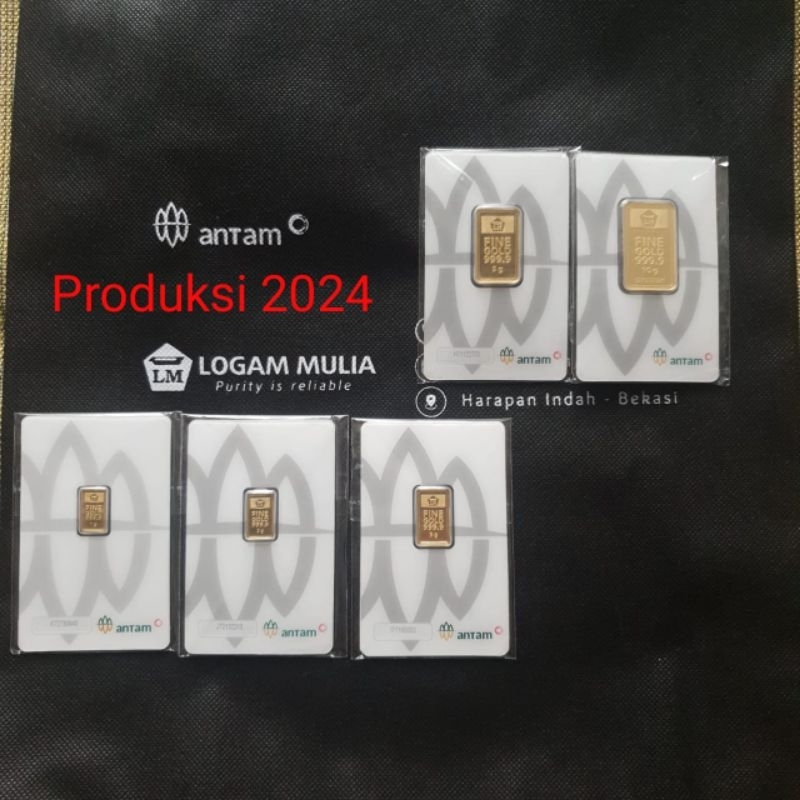LM Logam Mulia Emas Antam 1 gram 2 gram 3 gram 5 gram terbaru