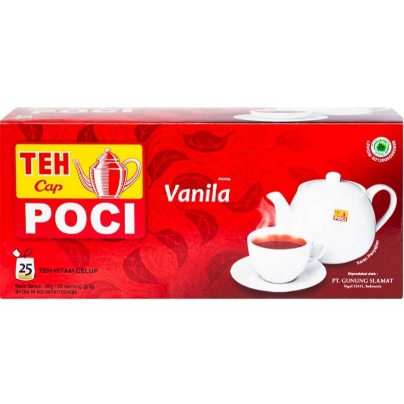 

Teh Poci Hitam Celup Vanilla 25 x 2g