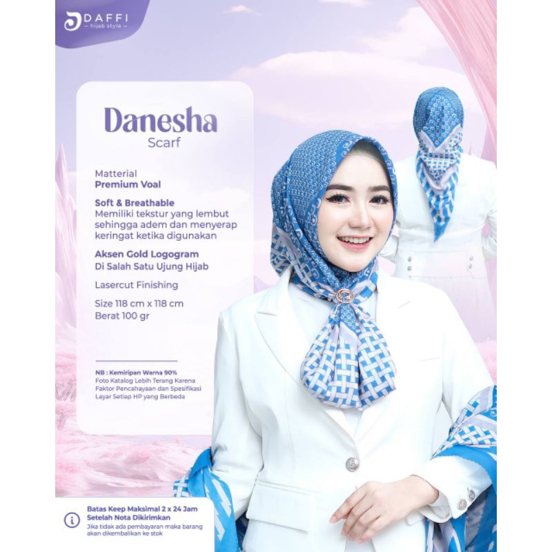 SEGIM EMPAT VOAL // DANESHA SCARF BY DAFFI HIJAB // JILBAB SEGI EMPAT