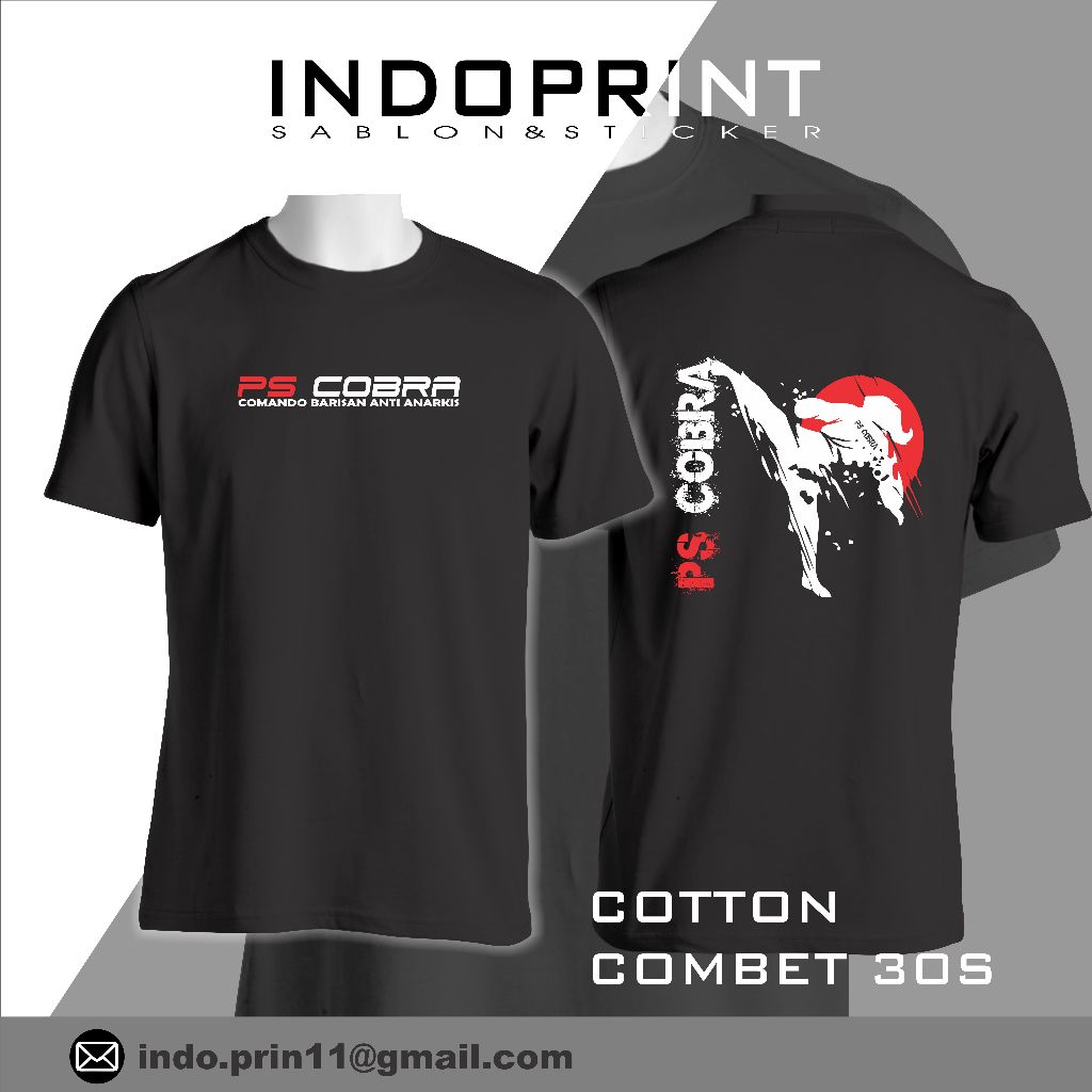 KAOS PS COBRA, KAOS SILAT, KAOS DISTRO 0002