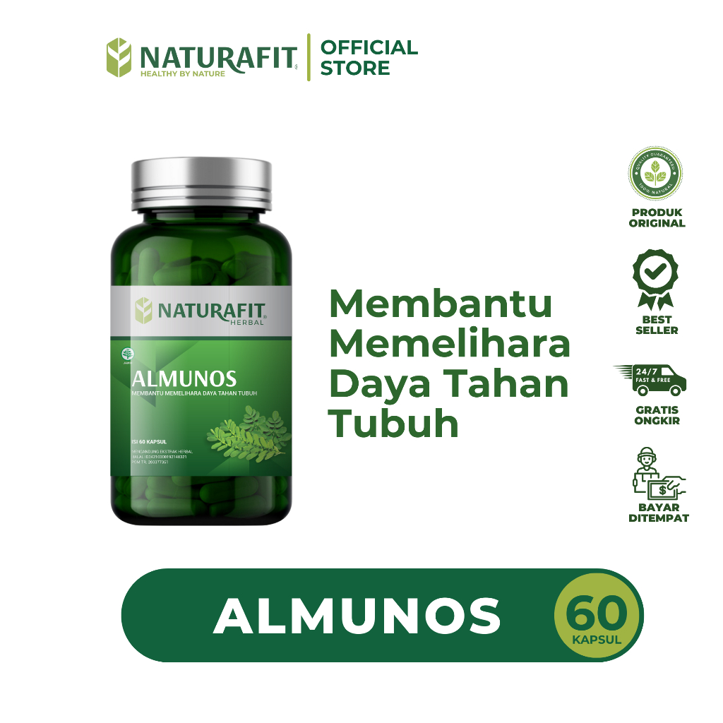 

Almunos Obat Herbal Naturafit Bahan Alami Pilihan yang Berkualitas membantu memelihara daya tahan tubuh