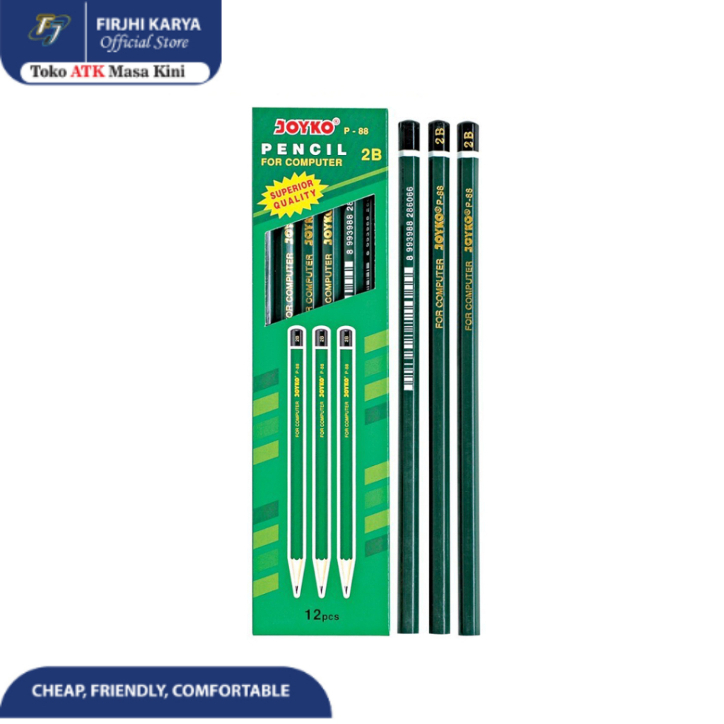 

Pensil 2B Joyko P-88 Original - Pensil untuk komputer