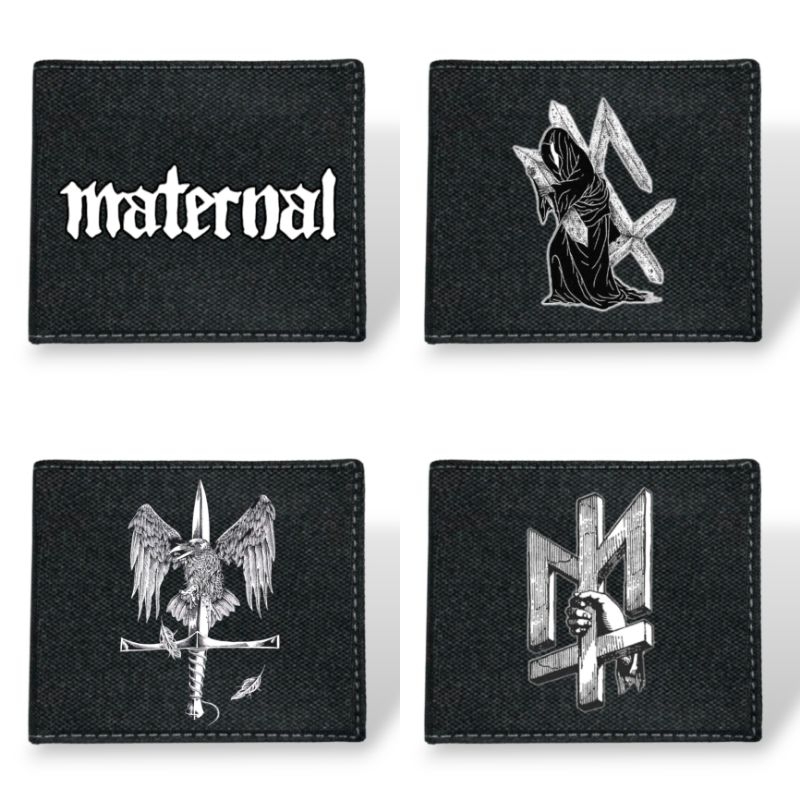 Dompet Kanvas Maternal Disaster / Dompet Lipat Distro Maternal Disaster Bahan 100% Kanvas Premium / 