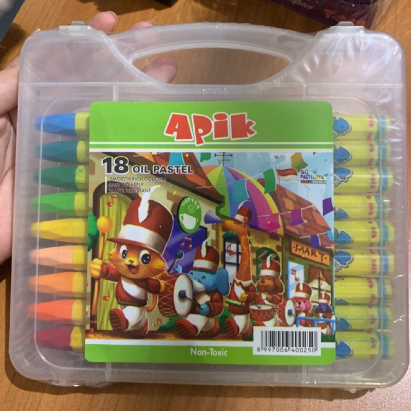 

OIL PASTEL / CRAYON APIK 18 WARNA