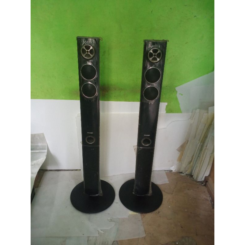 Speker Speaker Tower Pasif Sharp Home Teather