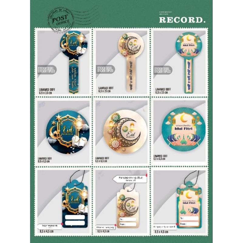 

5pcs Hangtag lebaran Stiker lebaran Stiker Segel Lebaran Hangtag Idul Fitri Stiker Idul Fitri Stiker segel Idul fitri