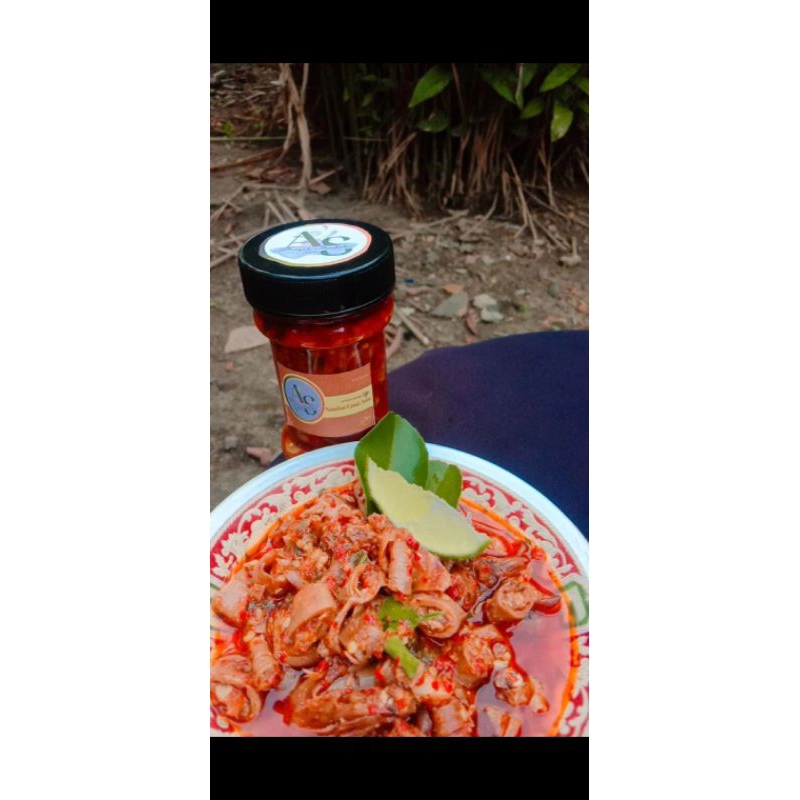 

Sambal Cumi Asin (150ml) HOMEMADE