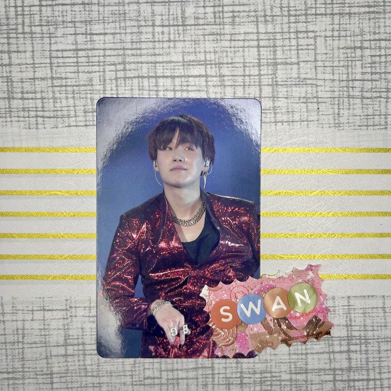 Photocard BTS DVD LY Love Yourself Seoul Suga Yoongi Official