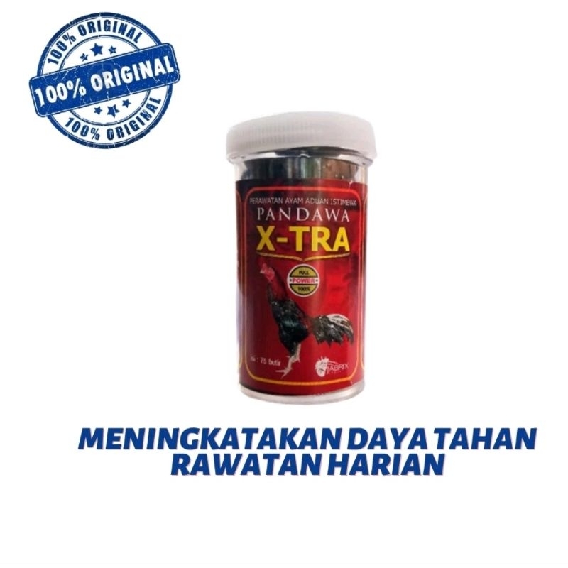 JAMU AYAM PANDAWA EXTRA ISI 50 BUTIR  MENINGKATKAN PEFORMA AYAM