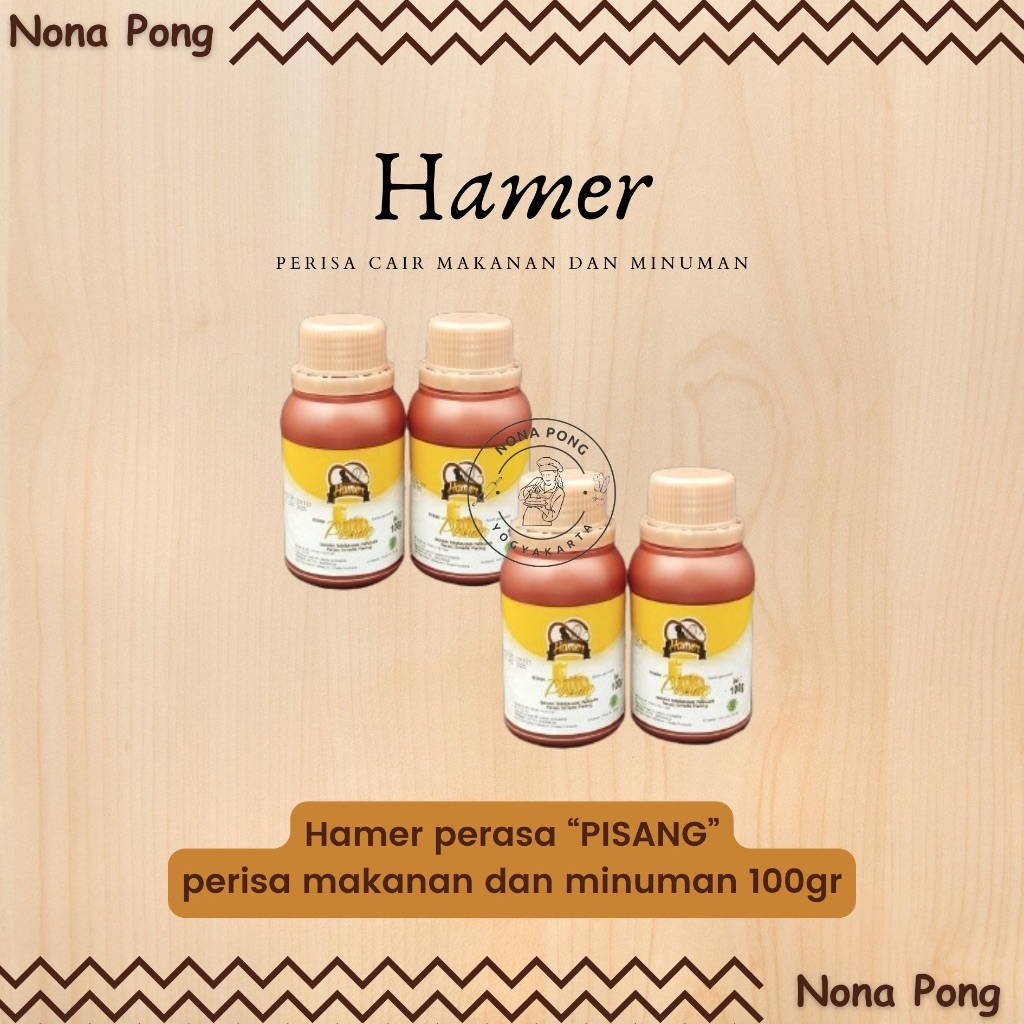 

Perasa makanan minuman | perisa tambahan | rasa pisang | Perisa hamer 100gr