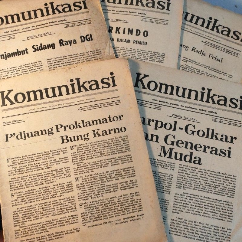 Majalah Jadul Komunikasi 1970s