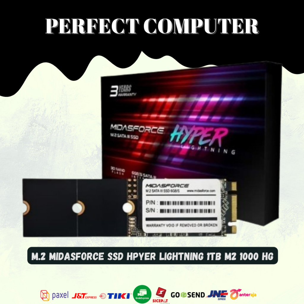 M.2 MIDASFORCE SSD HPYER LIGHTNING 1TB M2 1000